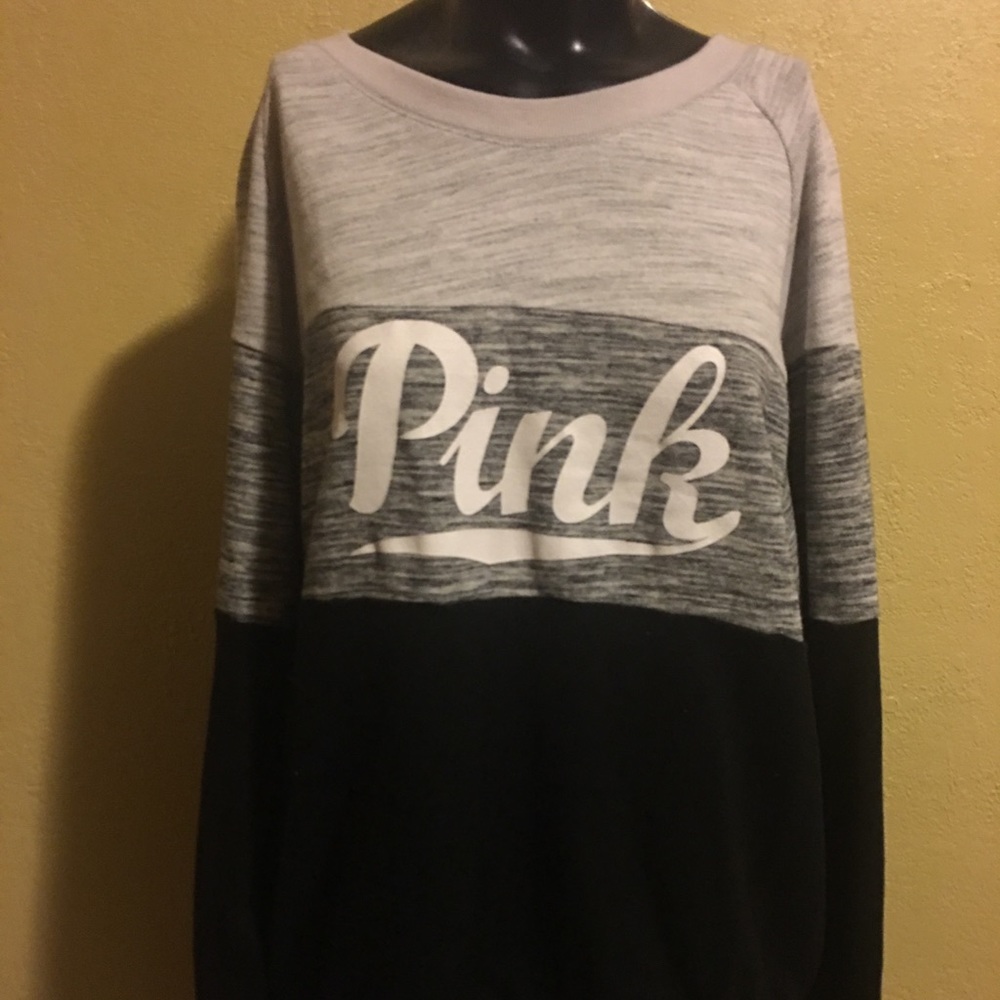 VS PINK color blocked sweater
